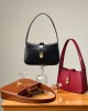 New genuine leather women's bag, niche bridal bag, youthful red, high-quality underarm bag, daily shoulder bag