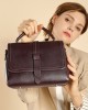 2025 winter new, trendy, best-selling, top-grain cowhide, vegetable-tanned leather handbag, single-shoulder, crossbody, large-capacity, 100-pound. Matching