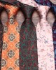 Leier men's floral ties, casual ties for banquets and performances, with cashew pattern ties, Korean-style 9cm neckties.