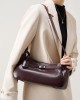 2025 new cross-border Kelly bags, fashionable and versatile retro top-grain cowhide bags, single-shoulder crossbody bags.