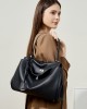 2025 new Rodeo Kelly tote bag, large-capacity smooth calfskin shoulder and handbag with lock closure, suitable for commuting.