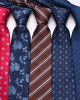 Lei'er new business series 8cm polyester jacquard tie for business suits, bulk tie in stock