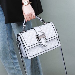 2025 new style women's bag, fashionable genuine leather box bag, light luxury crossbody bag, small handbag