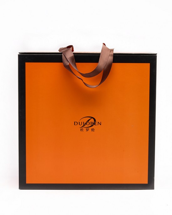 Factory direct sale handbag box, gift box, orange gift box.