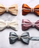 Manufacturer Solid Color Polyester Bow Ties, Casual Fashion, Creative Pearl Customized Bow Ties, New Collars, In-Stock