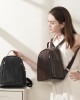 2025 new trendy, versatile top-grain cowhide backpack for women. Women's Large-Capacity Soft Leather Backpack