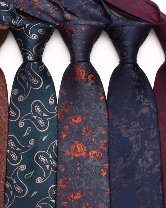 Leier men's green 8cm formal polyester tie for men. Men's casual wedding ties in stock