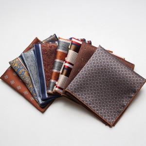 Polyester suit pocket square, suit and dress accessory, chest handkerchief, small handkerchief for wedding host banquet business. Wholesale
