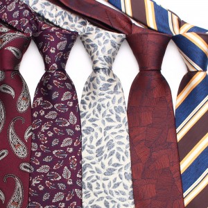 Lei'er 8cm business formal ties, men's polyester jacquard business retro ties, manufacturer, ready-to-stock, multiple colors.