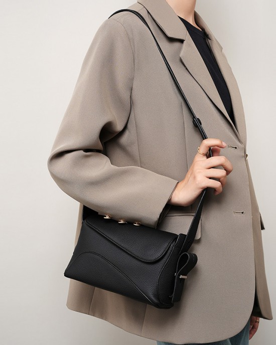 2025 new summer new large-capacity genuine leather underarm bag, versatile single-shoulder crossbody tote bag