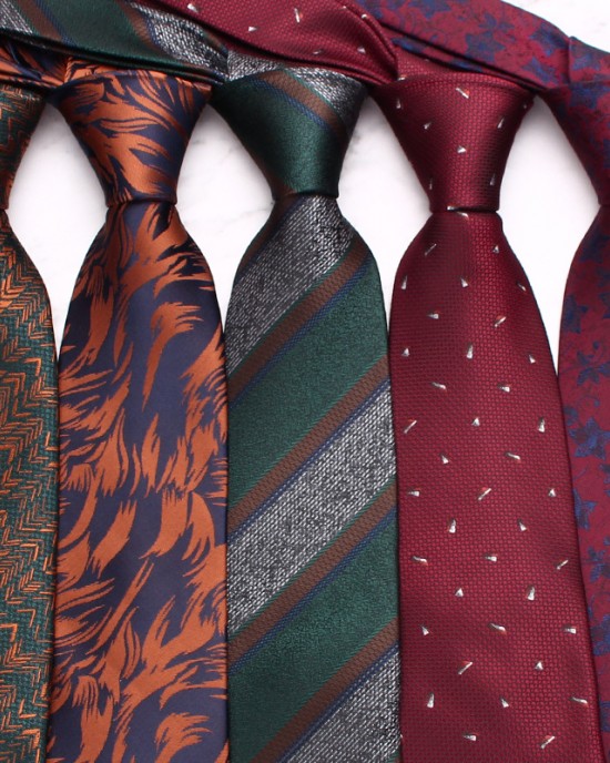 Polyester floral classic men's 8cm tie, men's striped business casual wedding dinner tie wholesale