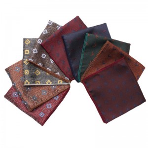 Lei'er men's wedding polyester silk square handkerchief, suit pocket square, multi-colored suit square, chest scarf, factory wholesale