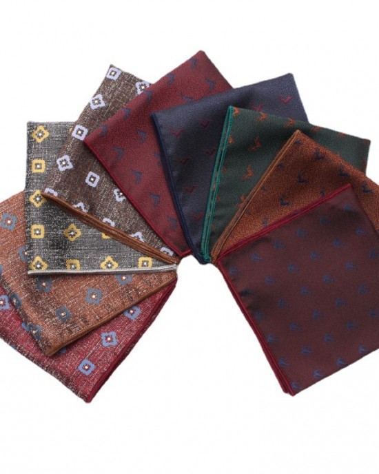 Lei'er men's wedding polyester silk square handkerchief, suit pocket square, multi-colored suit square, chest scarf, factory wholesale