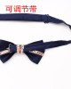 Golden bow ties, men's diamond bow ties, stylish Korean-style bow ties for groomsmen and groomsmen, wholesale