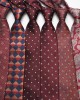 Wholesale men's 8cm business formal polyester silk ties. Men's suits and ties, casual red party ties