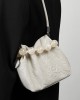 Yanxin Chinese-style beaded bags, niche top-grain cowhide bags, hand-scratched pattern lunch box bags, beaded handbags