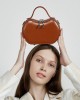 Genuine Leather Niche Design Red Apple Bag, 2025 New Summer New Underarm Single-Shoulder Handbag