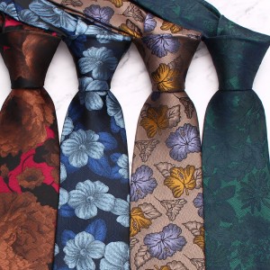 Lei'er new blue business tie, 7cm polyester jacquard casual suit tie Personalized tie manufacturers in stock