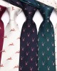 Lei'er men's cashew flower ties, European and American animal pattern ties, 8cm Korean-style wedding groom ties, manufacturers.