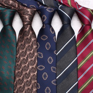 2024 new coffee-colored ties, men's casual, fashionable polyester hand-tied ties, available in multiple colors, available for wholesale.