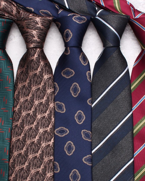 2024 new coffee-colored ties, men's casual, fashionable polyester hand-tied ties, available in multiple colors, available for wholesale.