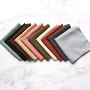 Men's solid-color suit pocket squares Shirt pocket squares, small handkerchiefs for formal dresses and wedding photography.