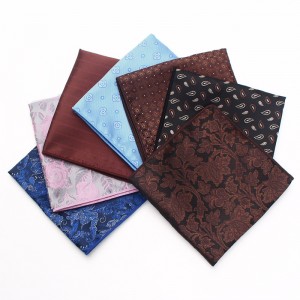 Men's business wedding suit pocket squares, patterned chest scarves, handkerchiefs, and small square handkerchiefs, also available for wholesale suit accessories