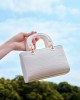 Women's bags, 2025 new Princess Diana bag, genuine leather crossbody bag, commuter cowhide handbag