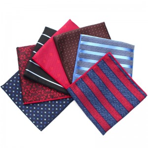 Fashionable jacquard pocket squares, striped squares, party, casual formal dress squares, and small squares available.
