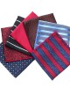 Fashionable jacquard pocket squares, striped squares, party, casual formal dress squares, and small squares available.