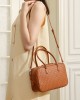 2025 new style genuine leather saddle bag, fashionable and versatile small handbag, crossbody bag