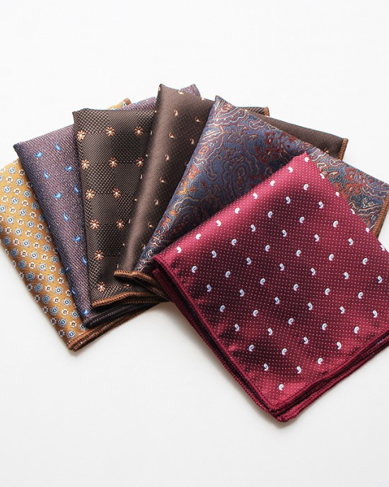 2025 new British retro pattern pocket square handkerchiefs, men's suit pocket squares, handkerchiefs, Korean-style dress chest scarves