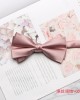 Factory direct solid-color bow ties for men.