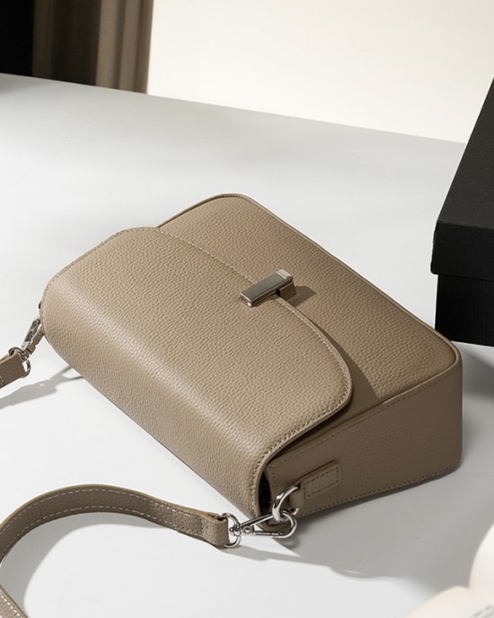 Large capacity genuine leather bags, versatile crossbody bags, 2025 new style stylish genuine cowhide shoulder bags