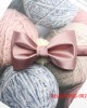 2025 new pink textured bow ties for men and women, polyester yarn-dyed, fashionable and versatile bow ties, manufacturer in stock in Shengzhou