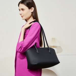Niche minimalist new luxury genuine leather women's bag, tote bag, French cowhide underarm bag, shoulder bag, commuter bag