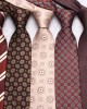 Lei'er brown ties, men's fashionable business polyester hand-tied ties, manufacturer wholesale, in a variety of colors