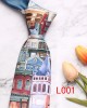Leier men's personalized tie. 8cm Korean-style European and American floral tie, wedding groom tie manufacturer.