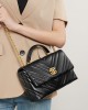 Premium diamond-patterned chain small square bag, 2025 new women's cowhide underarm bag, genuine leather shoulder bag