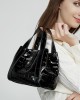 2025 New Genuine Leather Women's Crossbody Bag, Crocodile-Pattern Light Luxury Niche High-End Basket Tote Bag