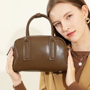 2025 Spring/Summer new genuine leather women's bags, retro crossbody bags, commuter handbags, niche, high-quality shoulder bags