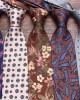 Leier men's floral ties, casual ties for banquets and performances, with cashew pattern ties, Korean-style 9cm neckties.