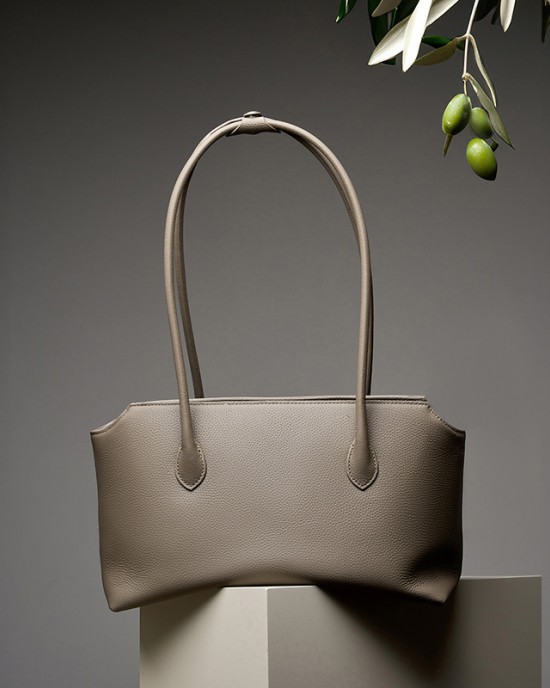 Niche minimalist new luxury genuine leather women's bag, tote bag, French cowhide underarm bag, shoulder bag, commuter bag