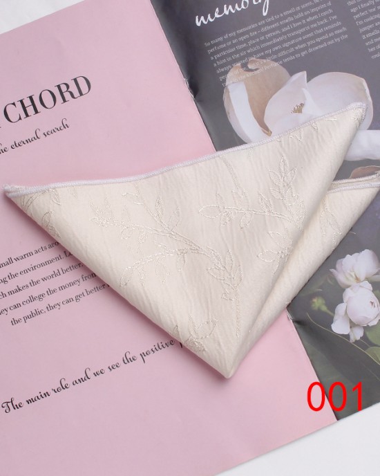 Leier men's business suit pocket square, patterned chest scarf, banquet handkerchief, suit accessory manufacturer.