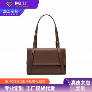 2025 New Style Top-Grain Cowhide Chain Bag for Women: Small Square Genuine Leather Bag with a Stylish Diamond Pattern, Versatile Shoulder/Shoulder Bag