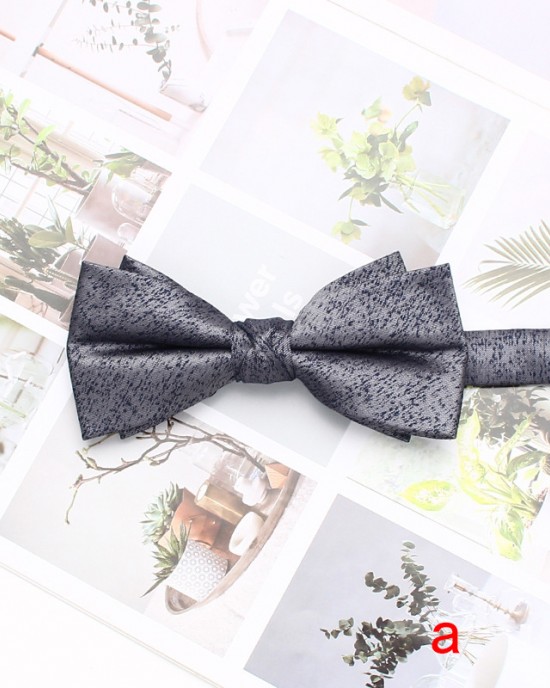 Lei'er men's Korean-style casual bow tie, polyester printed dark pattern bow tie, performance accessory, bow tie, Shengzhou manufacturer and wholesale.