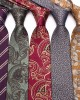Lei'er fashionable ties for men and women, British Korean-style casual striped ties, 8cm striped paisley ties, in stock.