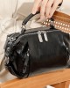 2025 new style genuine leather bag, everyday commuter handbag, fashionable wind chime bag, crossbody basket bag for women