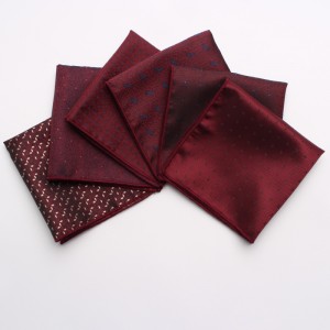 Lei'er Spring/Summer Men's Suit Pocket Square Yarn-Dyed Jacquard Polyester Silk Square Scarf, Manufacturer & Wholesale