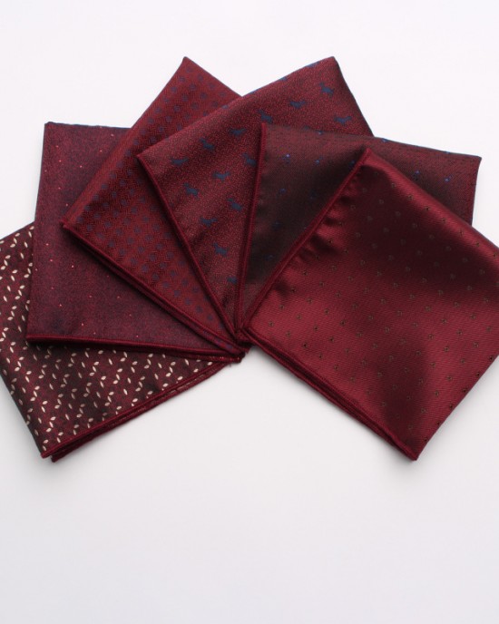 Lei'er Spring/Summer Men's Suit Pocket Square Yarn-Dyed Jacquard Polyester Silk Square Scarf, Manufacturer & Wholesale
